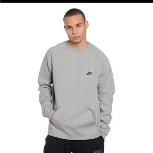 NIKE Tech Fleece Crewneck Pullover Sweatshirt -460